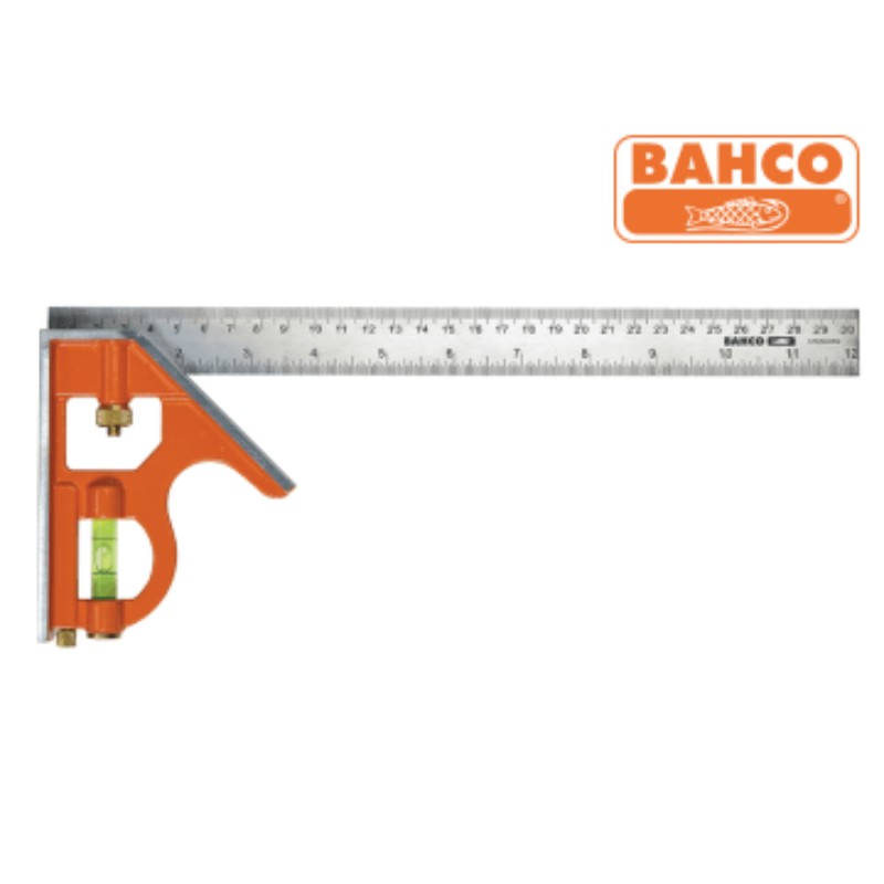 Bahco BAHCS300 Combination Square 300mm - Premium Squares from Bahco - Just $28.0! Shop now at W Hurst & Son (IW) Ltd