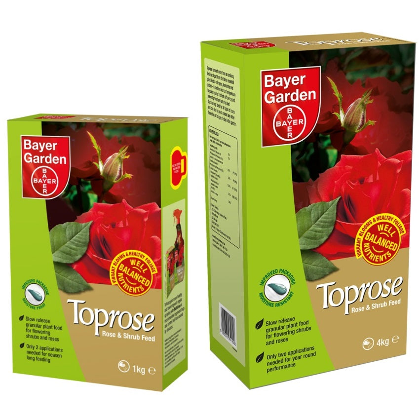 Bayer Garden Toprose Rose & Shrub Feed - Various Sizes - Premium Plant Food from Bayer Garden - Just $6.25! Shop now at W Hurst & Son (IW) Ltd