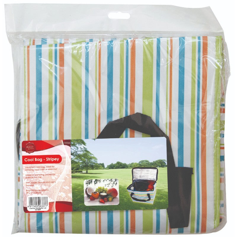 Redwood Leisure CB344 Stripey Cool Bag Cool Boxes / Bags HAMBLE Beachware Brand_Redwood Leisure Collections_Picnicware Google Product Picnicware Product Type_Cool Boxes / Bags