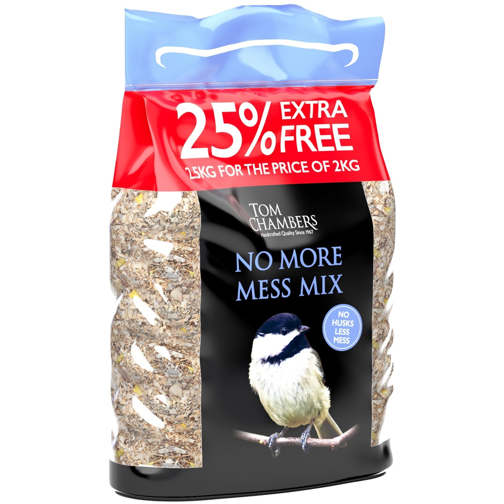 Tom Chambers BFB035 No More Mess Mix 2.5kg - Premium Bird Feed from Tom Chambers - Just $7.7! Shop now at W Hurst & Son (IW) Ltd