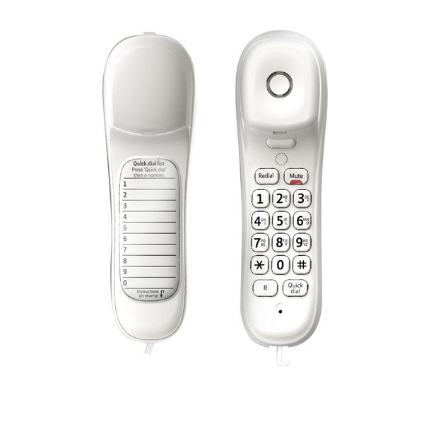 BT 061125 Duet 210 Corded Phone - Single - White - Premium Corded Telephones from BT - Just $19.99! Shop now at W Hurst & Son (IW) Ltd