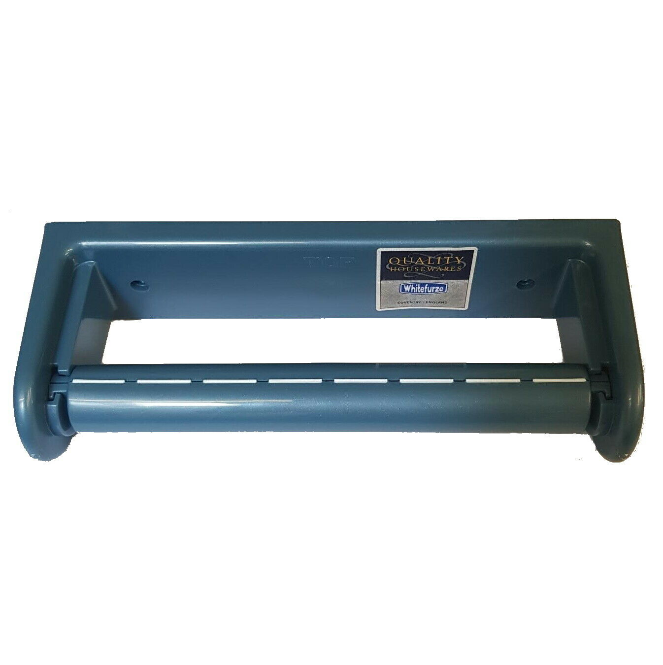 Whitefurze H13125 Metallic Blue Plastic Kitchen Roll Holder W Hurst & Son (IW) Ltd