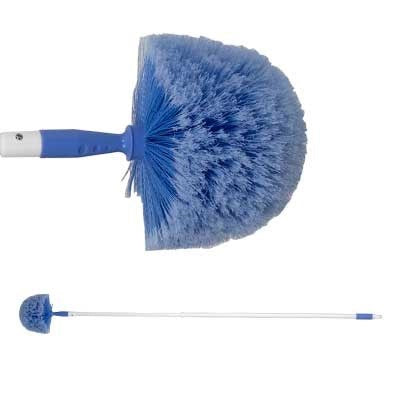 Hill Brush COR9 Domed Head Cobweb Brush with Extending Handle - Premium Brushes / Brooms from Hill Brush - Just $10.99! Shop now at W Hurst & Son (IW) Ltd