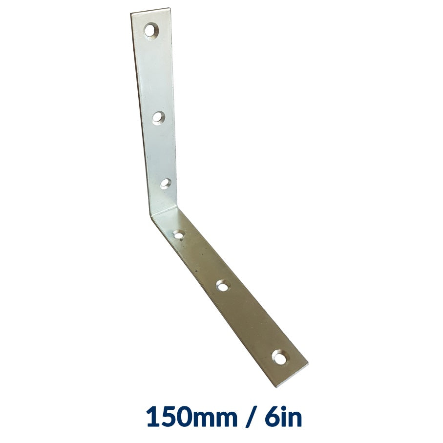 Corner Braces - BZP - Various Sizes - Premium Angle Brackets from A Perry & Co (Hinges) Ltd - Just $0.20! Shop now at W Hurst & Son (IW) Ltd