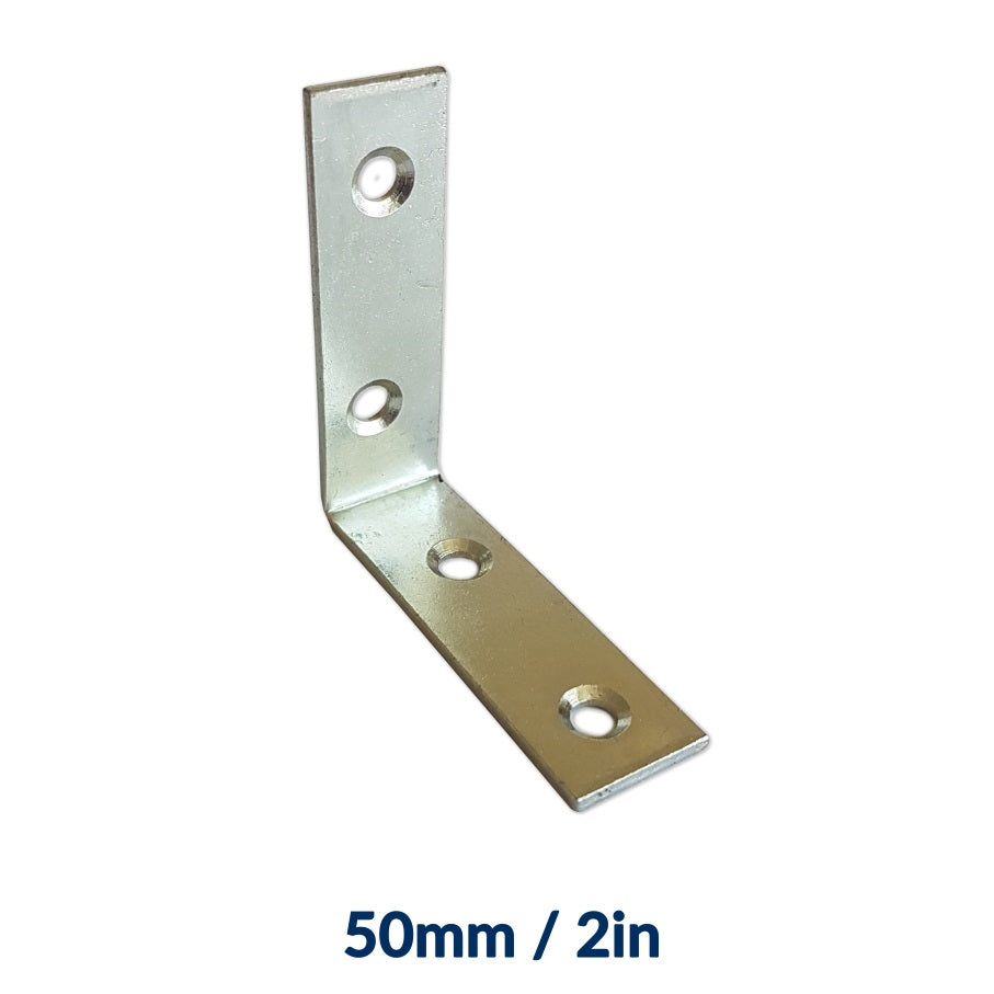 Corner Braces BZP Various Sizes W Hurst & Son (IW) Ltd