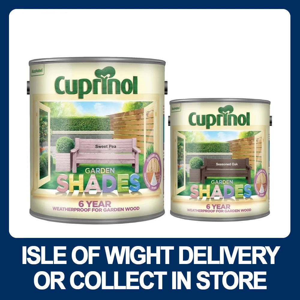 Cuprinol Garden Shades - Various Colours & Sizes - Premium Outdoor Wood Paints from Cuprinol - Just $14.99! Shop now at W Hurst & Son (IW) Ltd