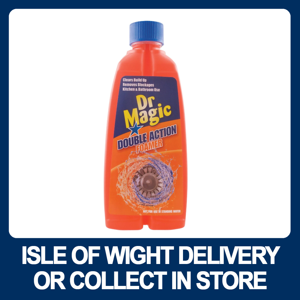 Dr Magic Double Action Foamer 500ml Plughole & Pipes Cleaner - Premium Drain Unblocking from W Hurst & Son (IW) Ltd - Just $1.6! Shop now at W Hurst & Son (IW) Ltd