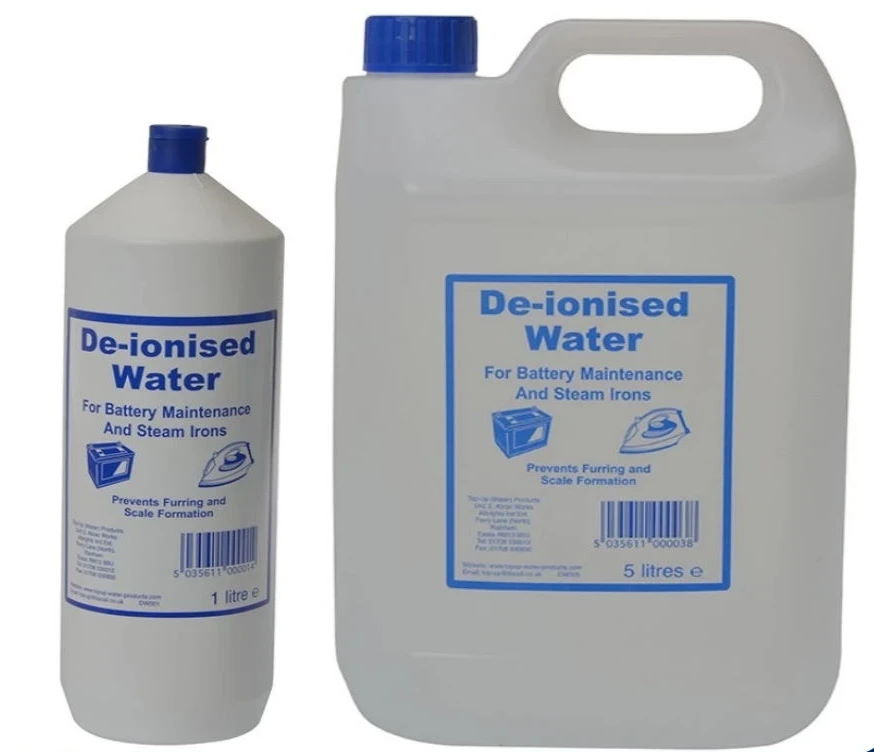 De-ionised Water - Various Sizes - Premium Laundry Care from Toolbank - Just $1.28! Shop now at W Hurst & Son (IW) Ltd
