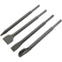 Amtech E0640 SDS Chisel Set 4Pce SDS Chisels DK Tools Am-tech Amtech Brand_Amtech Collections_Planes Chisels / Files DK Tools Google Product Hand tools IOWFestival Planes Chisels & Files Product Type_SDS Chisels Tools