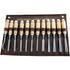 ** Amtech E0900 Wood Carving Chisel Set 12Pce Chisels DK Tools Am-tech Amtech Brand_Amtech DK Tools Google Product iowonly Planes Chisels & Files Product Type_Chisels