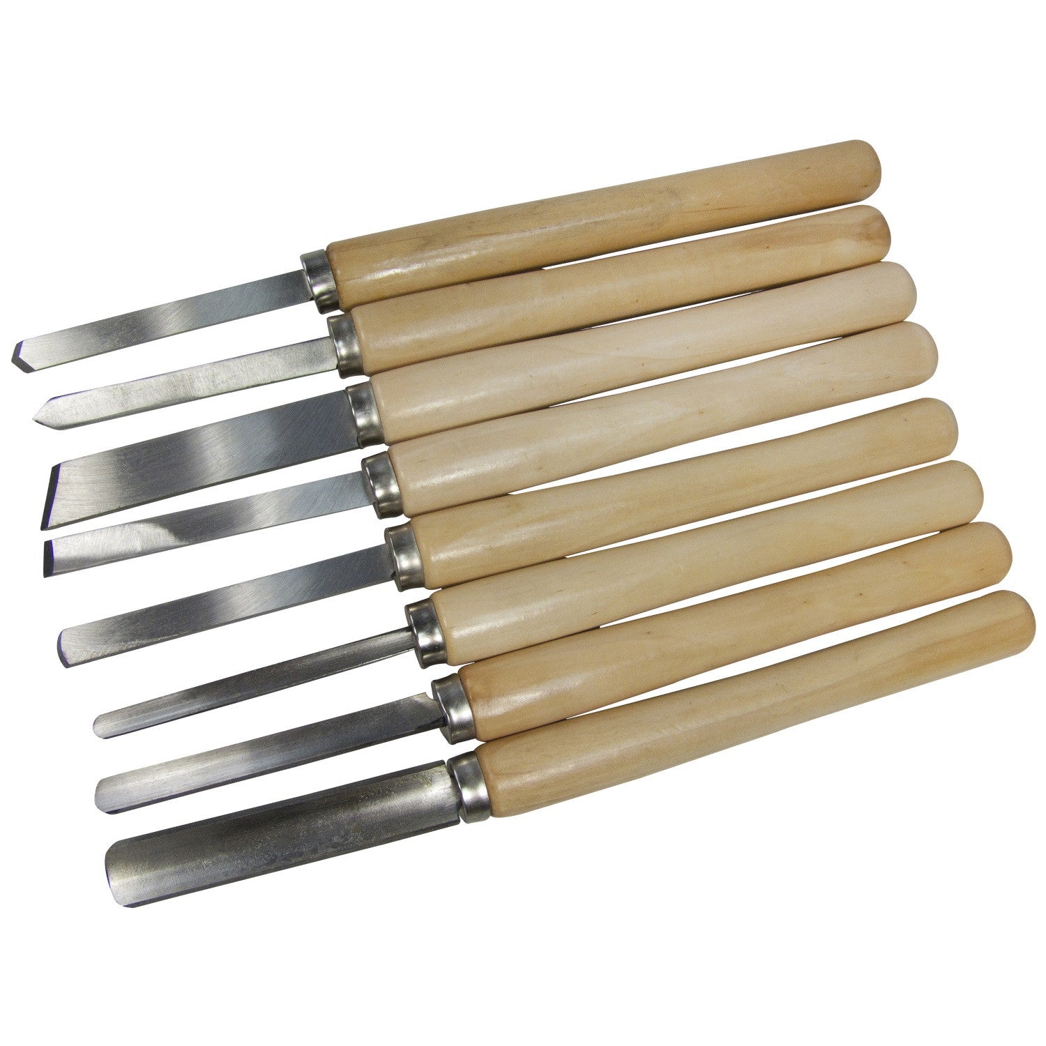 Amtech E1050 Wood Turning Chisel Set 8Pce - Premium Wood Carving from DK Tools - Just $19.5! Shop now at W Hurst & Son (IW) Ltd