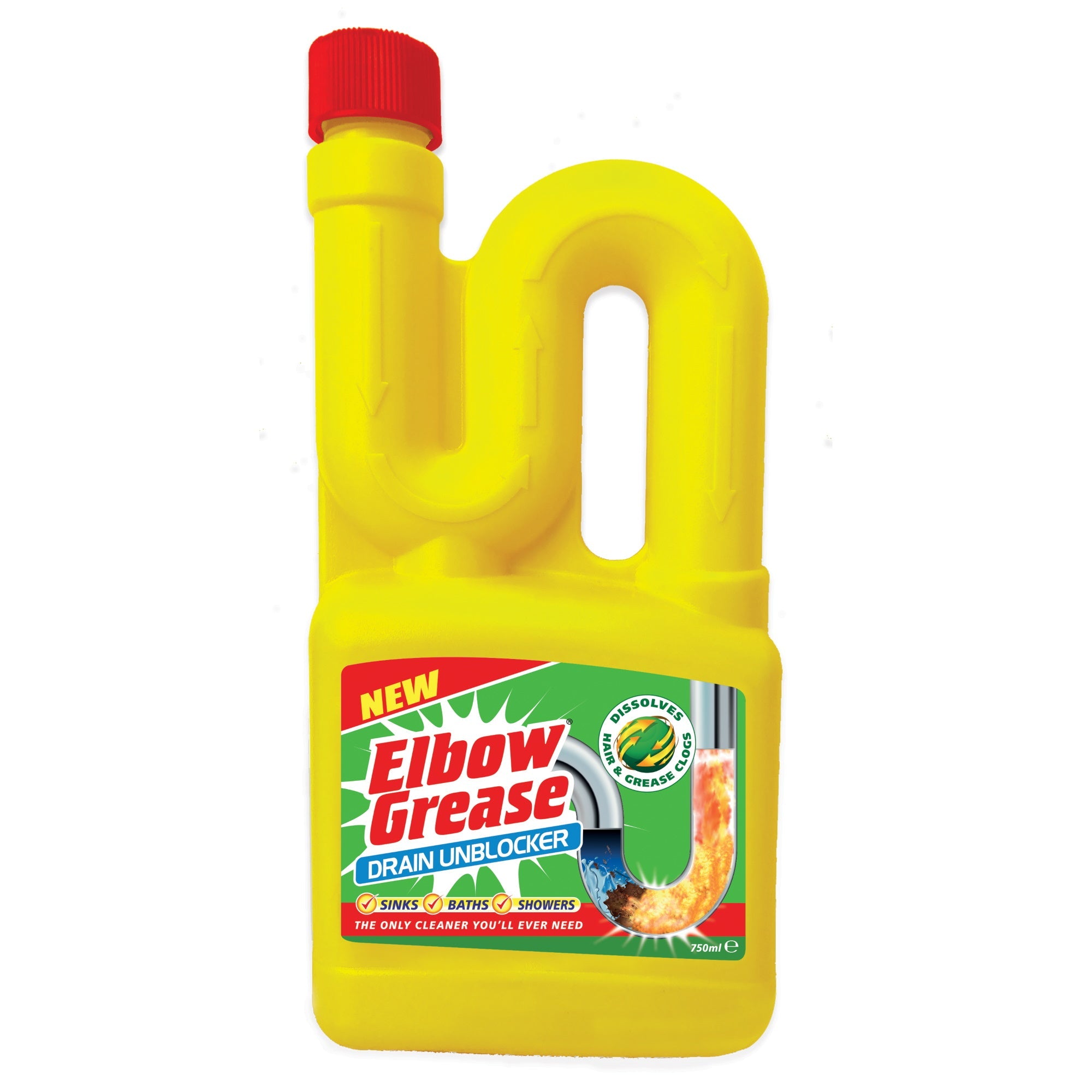 Elbow Grease EG35 Drain Unblocker 750ml - Premium Drain Unblocking from 151 Products Ltd - Just $2.7! Shop now at W Hurst & Son (IW) Ltd