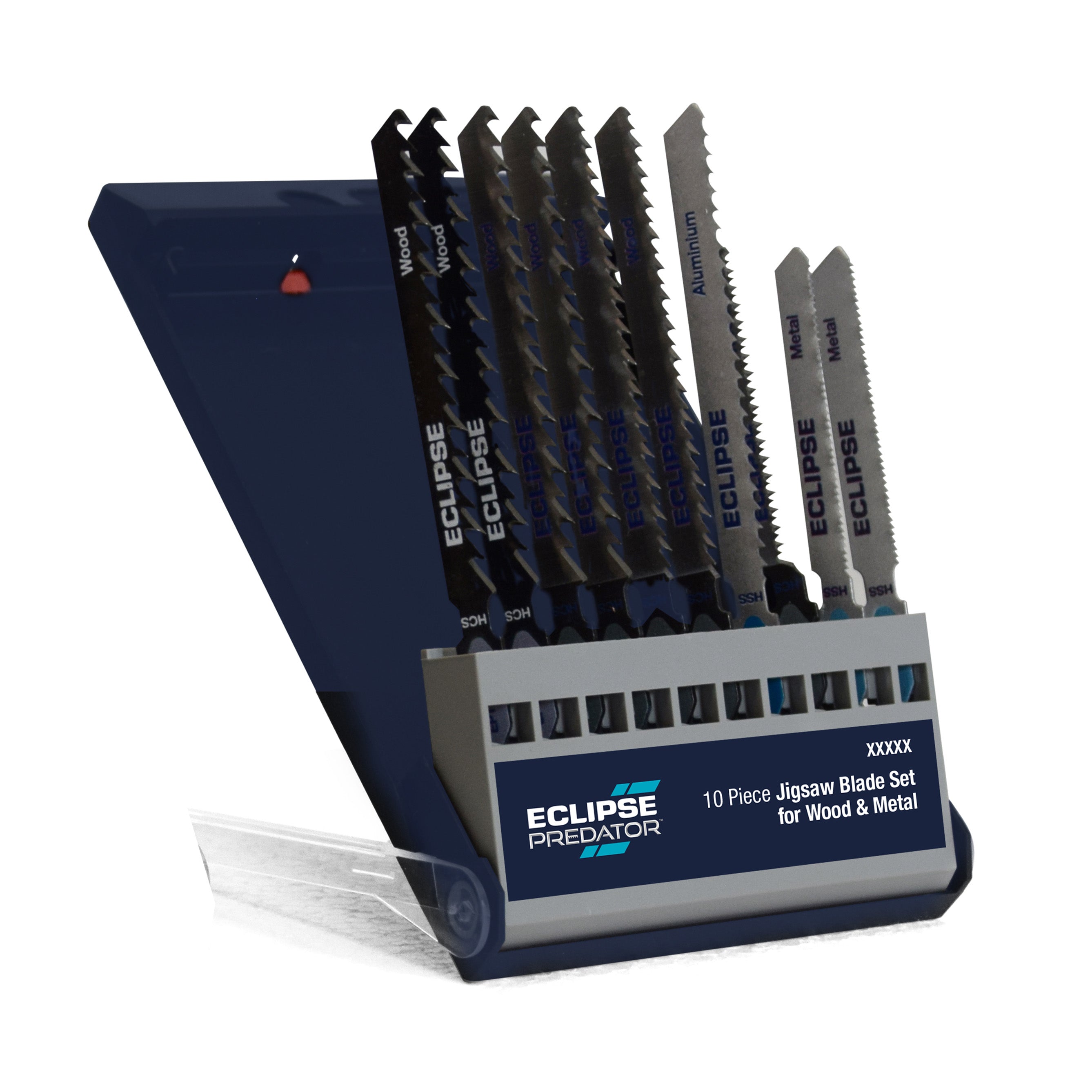 Eclipse EPT-WM10 10 Piece Wood/Metal Jigsaw Blade Set - Premium Jigsaw Blades from Neill Tools - Just $12.5! Shop now at W Hurst & Son (IW) Ltd