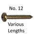 Holt Marine No.12 S/Steel Pan Head Pozi Self Tapper Screws - Various Packs Screws Holt Marine Brand_Holt Marine Collections_Self Tapping Screws Google Product Holt Marine Machine Screws Product Type_Screws Screws & Nails Self Tappers Self Tapping Self Tapping Screws