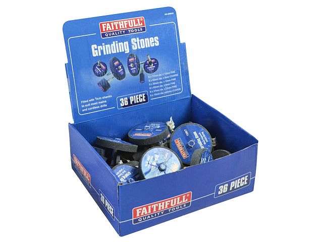 Faithfull FAIGWA36 D Grinding Wheel - Various Sizes Multi-Tool Accs FAITHFULL Brand_Faithfull Faithfull Feb23 Google Product Product Type_Mini Grinders RobC