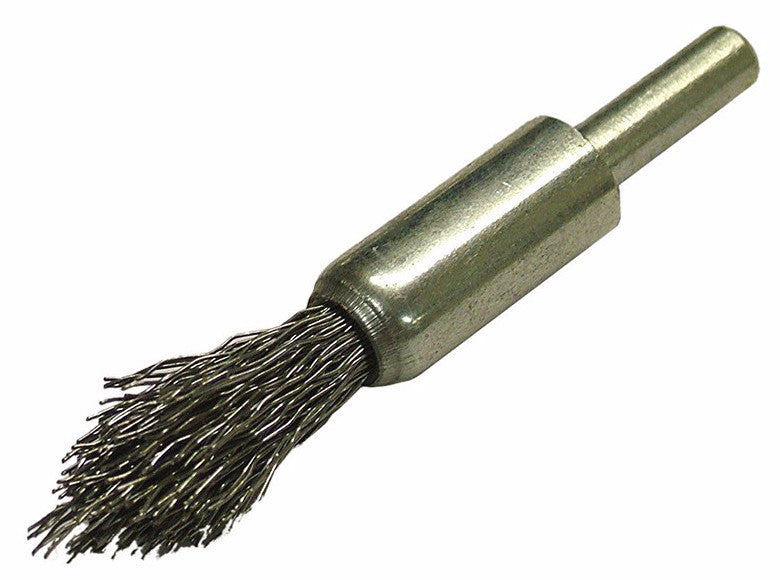 Faithfull FAIWBSI12P Wire End Brush 12mm Pointed End - Premium Wire Brush Attachments from FAITHFULL - Just $5.4! Shop now at W Hurst & Son (IW) Ltd