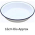 Falcon Enamelware Round Pie Dish - Various Sizes 16cm Dia - 46516 Pie Dishes & Pans Nimbus Products Falcon Google Product Nimbus Products Ovenware Plates & Bowls Product Type_Pie Dishes & Pans