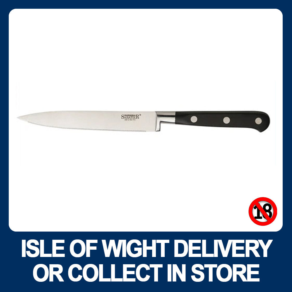 Professional Sabatier Serrated Utility Knife 12cm - Premium Single Kitchen Knives from TAYLORS EYE WITNESS - Just $11.99! Shop now at W Hurst & Son (IW) Ltd