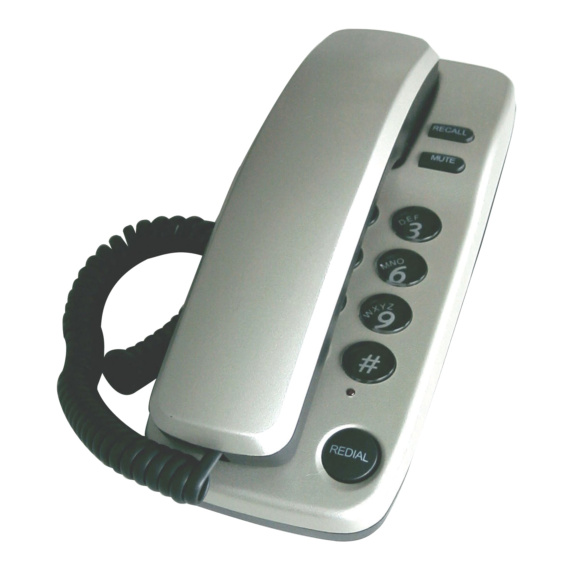 Geemarc 6050EGS Marbella Two Piece Telephone - Silver - Premium Corded Telephones from Geemarc - Just $14.95! Shop now at W Hurst & Son (IW) Ltd