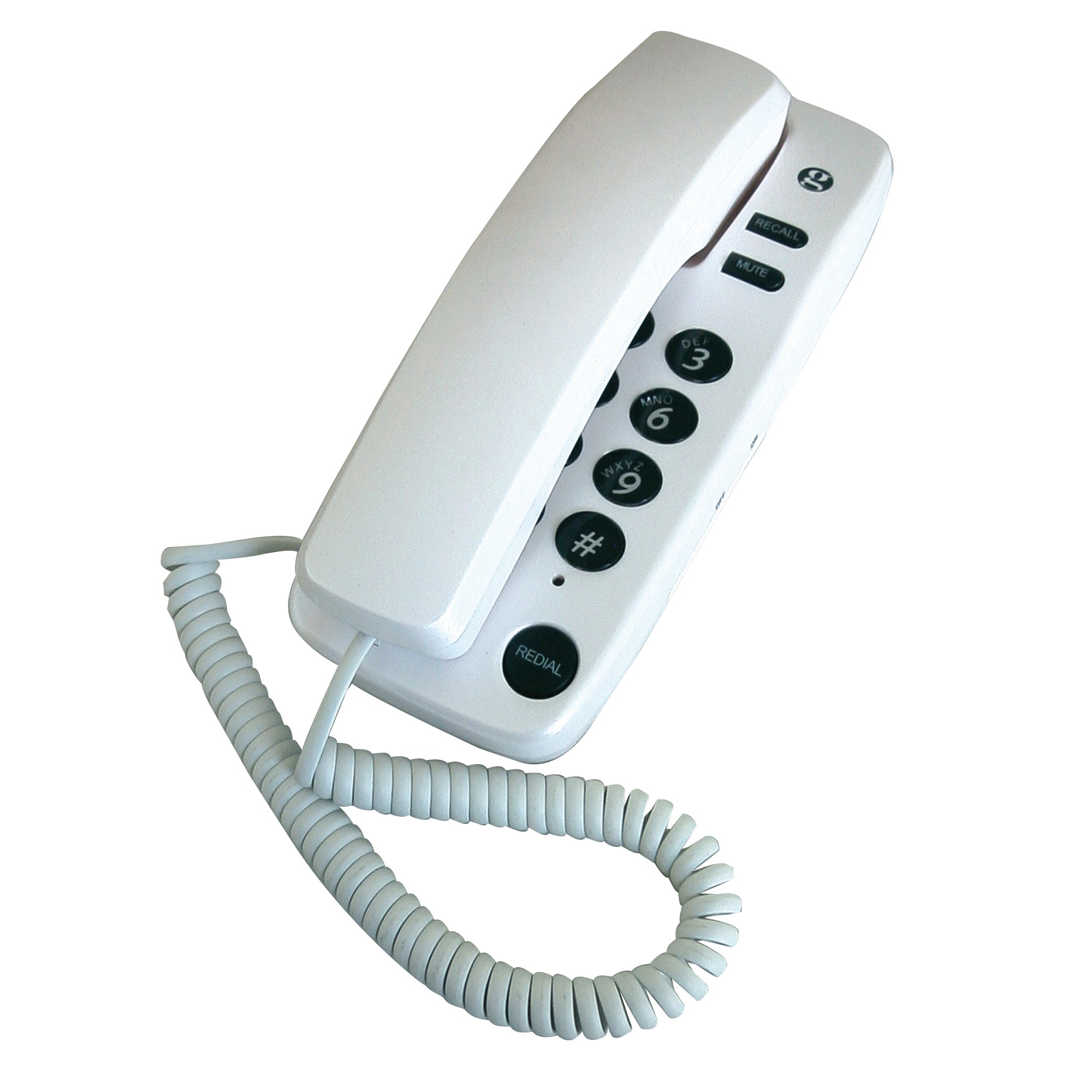 Geemarc 6050GPW Marbella Two Piece Telephone - Pearl White - Premium Corded Telephones from Geemarc - Just $14.95! Shop now at W Hurst & Son (IW) Ltd