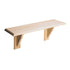 Home Ideas TS103 Natural Wood Shelf Kit 890mm x 190mm x 16mm Shelves/Wall Storage Core Products Brackets & Plates Brand_Core Products Collections_More Decor & Giftware Core Products Decor & Giftware Fixings & Fasteners Google Product Jak Profiles Ltd More Decor & Giftware Product Type_Shelves/Wall Storage Safety Access & Tool Storage shelfs Shelves Shelving & Wall Storage