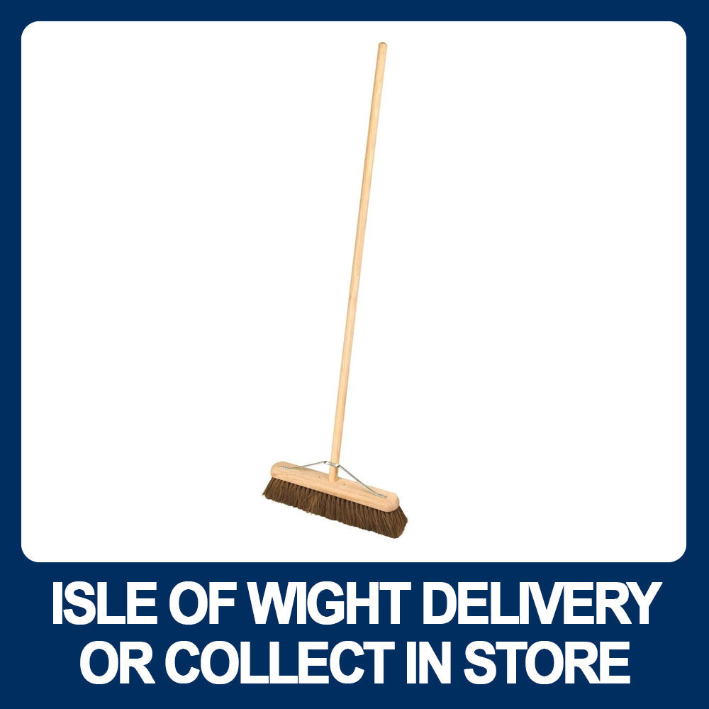 Elliott 10F30386 Sweeping Broom with Coconut Fibres 45cm - Premium Brushes / Brooms from Elliott - Just $18.5! Shop now at W Hurst & Son (IW) Ltd