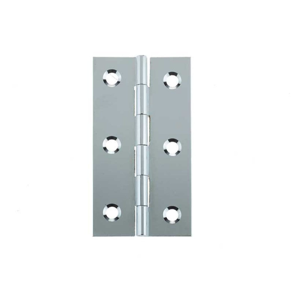Frelan Chrome Plated Solid Drawn Brass Butt Hinge - Various Sizes - Sold in Pairs - Premium Hinges from Frelan Hardware - Just $9.95! Shop now at W Hurst & Son (IW) Ltd