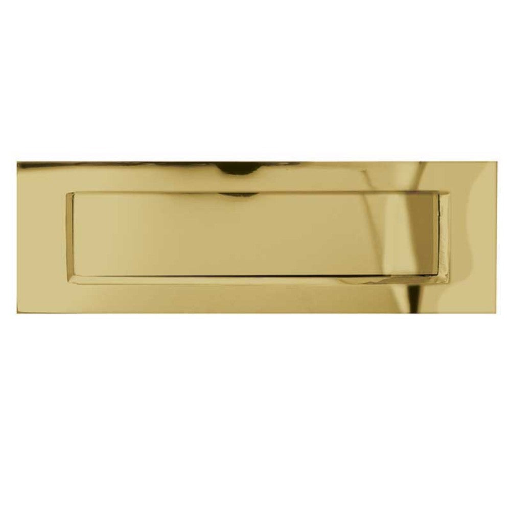 Frelan JV36SPB Polished Brass Letter Plate 250mm x 76m - Premium Letter Plates from Frelan Hardware - Just $30.7! Shop now at W Hurst & Son (IW) Ltd