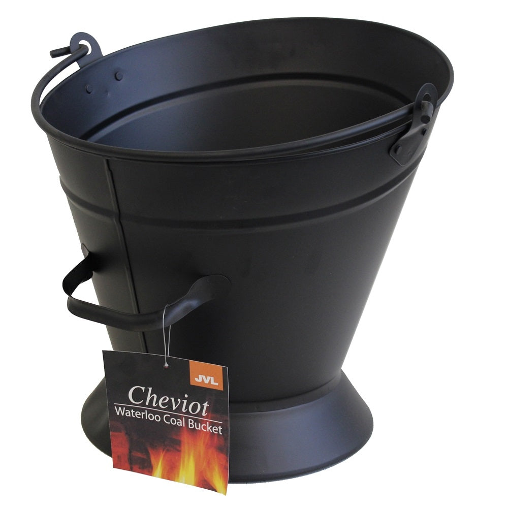 JVL 11-305 Cheviot Waterloo Coal Bucket - Black - Premium Coal Hods / Buckets from JVL - Just $33.95! Shop now at W Hurst & Son (IW) Ltd