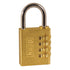 Kasp K11040D Brass Combination Padlock - 40mm Padlocks KASP Brand_Kasp C.K Carl Kammerling Ceka CK (Ceka) Collections_Padlocks Google Product Locks Padlocks Padlocks & security Product Type_Padlocks Security & General Ironmongery