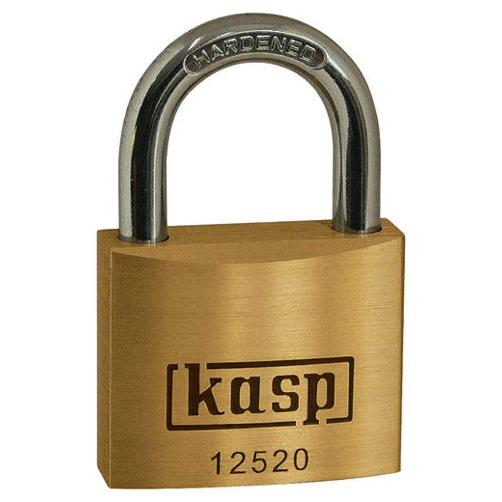 Kasp K12520D Premium Brass Padlock 20mm - Premium Padlocks from KASP - Just $6.19! Shop now at W Hurst & Son (IW) Ltd