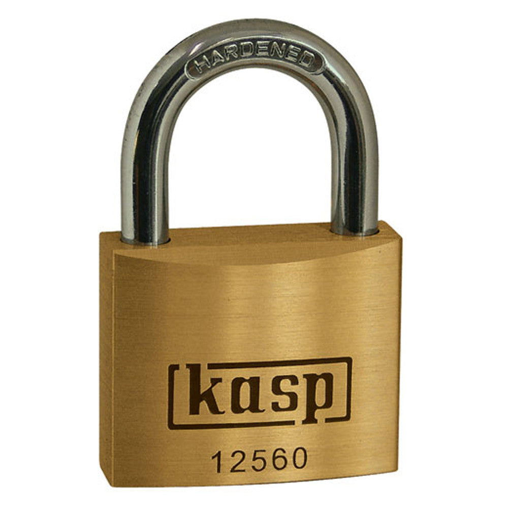 Kasp K12560D Premium Brass Padlock 60mm - Premium Padlocks from KASP - Just $18.50! Shop now at W Hurst & Son (IW) Ltd
