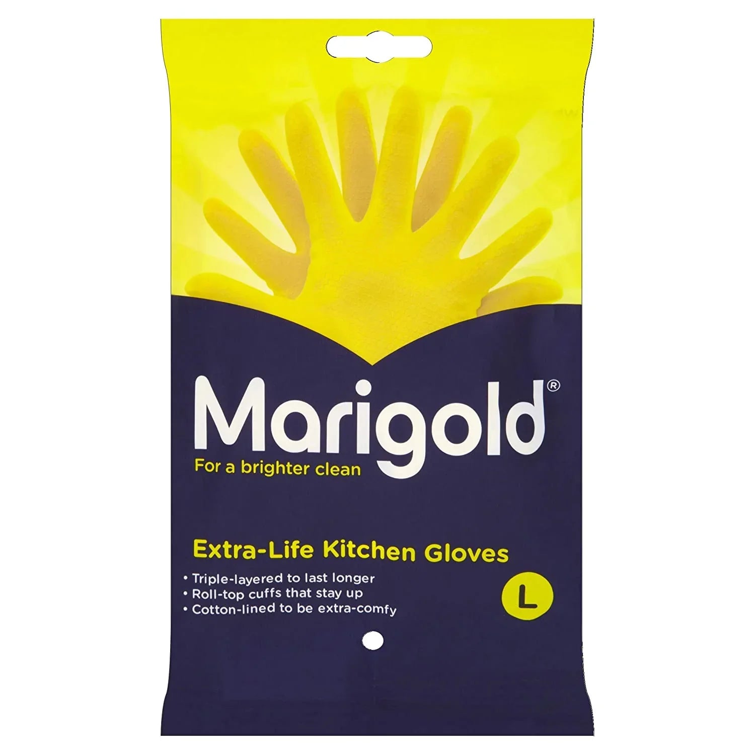Marigold 055004 Yellow Large Gloves - Premium Gloves from Marigold - Just $4.20! Shop now at W Hurst & Son (IW) Ltd