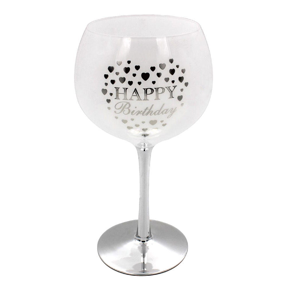 Lesser & Pavey LP47169 Heart to Home Gin Glass - Happy Birthday - Premium Drinking Glasses from LESSER & PAVEY - Just $13.99! Shop now at W Hurst & Son (IW) Ltd