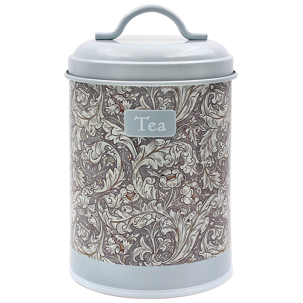 Lesser & Pavey LP48891 Bachelors Button Metal Canister - Tea - Premium Tea Coffee Sugar Canisters from LESSER & PAVEY - Just $8.50! Shop now at W Hurst & Son (IW) Ltd