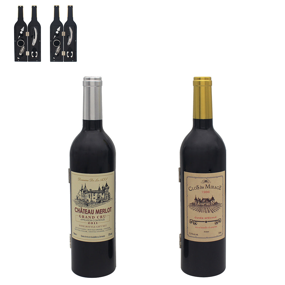 Lesser & Pavey LP49127 Wine Bottle 5Pce Gift Set - Premium Giftware from LESSER & PAVEY - Just $12.95! Shop now at W Hurst & Son (IW) Ltd