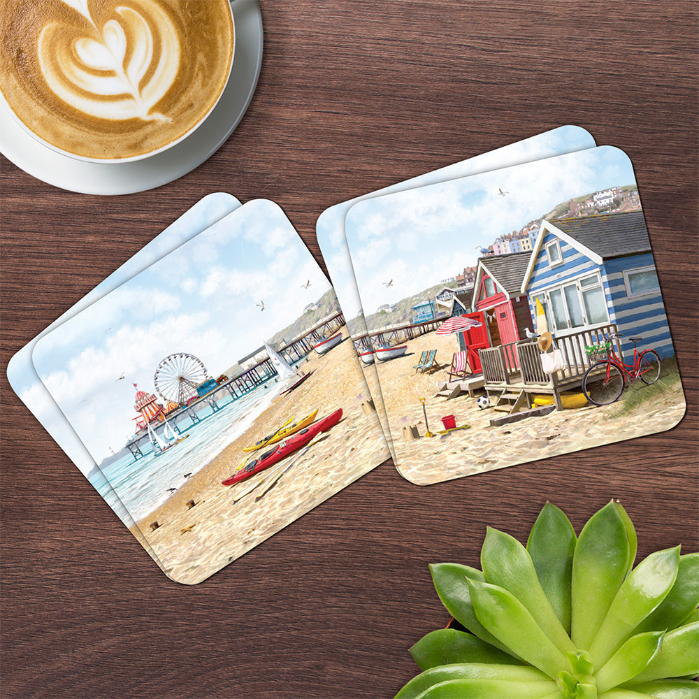 Lesser & Pavey LP94789 Sandy Bay Coasters Set of 4 - Premium  from LESSER & PAVEY - Just $2.75! Shop now at W Hurst & Son (IW) Ltd