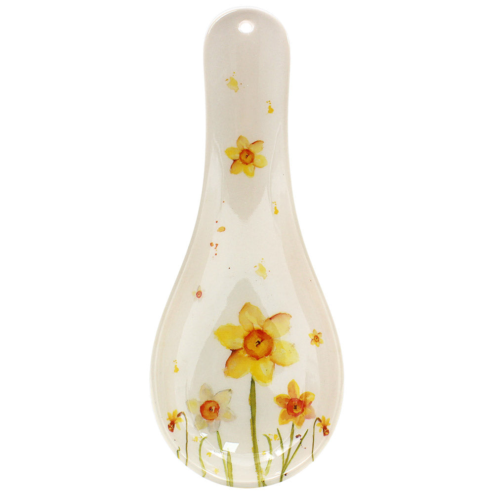 Lesser & Pavey LP94909 Daffodils Melamine Spoon Rest - Premium Spoon Rests from LESSER & PAVEY - Just $2.50! Shop now at W Hurst & Son (IW) Ltd