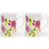 Lesser & Pavey LP95465 Rose Garden Fine China Mugs - Set of 2 - Premium Mugs from LESSER & PAVEY - Just $10.50! Shop now at W Hurst & Son (IW) Ltd