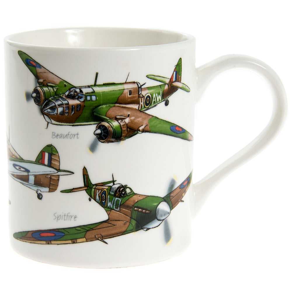 Lesser & Pavey LP99882 Classic Planes Fine China Mug Mugs LESSER & PAVEY Brand_Lesser and Pavey Coffee Collections_Mugs Cups and Saucers Dining & Tableware Fathers Day Google Product Kitchen & Dining Lesser & Pavey mug Mugs Cups & Saucers Product Type_Single Mugs TEA