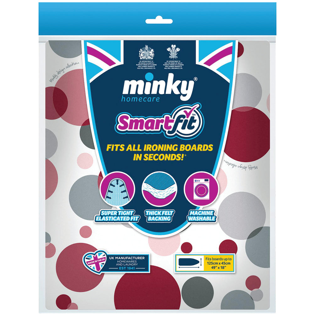 Minky PP23004106 Smart Fit Ironing Board Cover - Premium Ironing Boards from Vale Mill - Just $6.5! Shop now at W Hurst & Son (IW) Ltd
