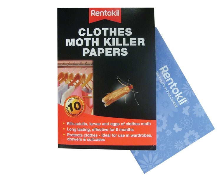 Rentokil FA115A Clothes Moth Killer Papers - Pack of 10 - Premium Insect from Rentokil - Just $4.99! Shop now at W Hurst & Son (IW) Ltd