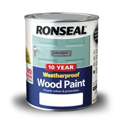 Ronseal Weatherproof 10 Year Exterior Wood Paint 750ml - Various Colours - Premium Outdoor Wood Paints from RONSEAL - Just $17.50! Shop now at W Hurst & Son (IW) Ltd