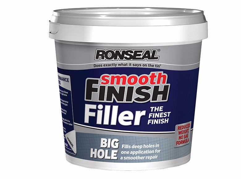 Ronseal Smooth Finish Big Hole Filler 1.2 Litre - Premium Fillers from RONSEAL - Just $13.80! Shop now at W Hurst & Son (IW) Ltd