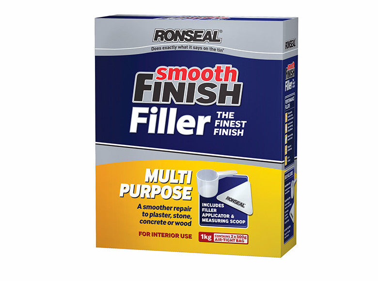 Ronseal Smooth Finish Multi Purpose Wall Powder Filler - Various Sizes - Premium Fillers from RONSEAL - Just $4.30! Shop now at W Hurst & Son (IW) Ltd