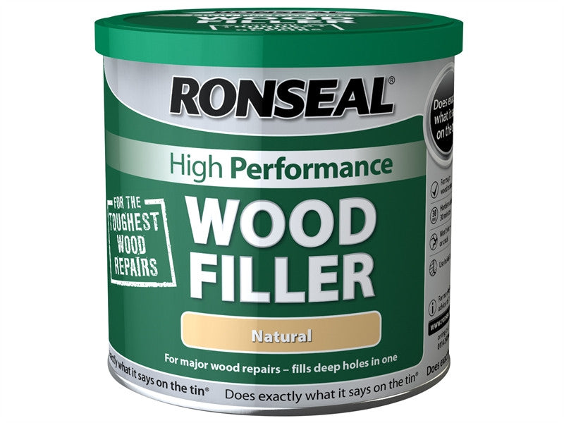 Ronseal High Performance Wood Filler 550g - Premium Fillers from RONSEAL - Just $19.99! Shop now at W Hurst & Son (IW) Ltd