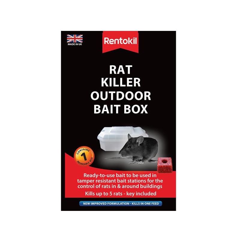 Rentokil PSR71 Rat Killer Outdoor Bait Box - Premium Rodent from Rentokil - Just $21.95! Shop now at W Hurst & Son (IW) Ltd
