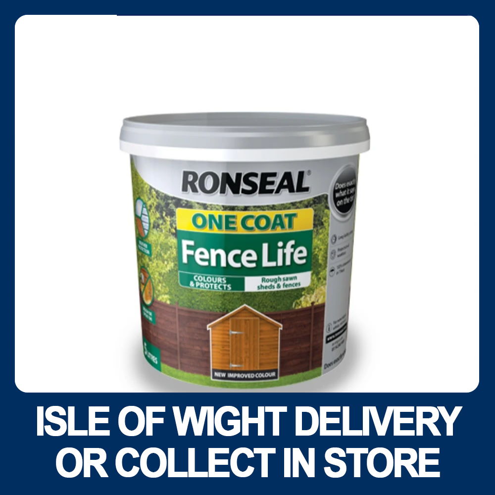 Ronseal One Coat Fencelife Various Colours & Sizes - Premium Outdoor Wood Paints from RONSEAL - Just $6.95! Shop now at W Hurst & Son (IW) Ltd