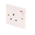 Switched Socket 13A 1Gang White - Premium Indoor Sockets from SMJ - Just $2.2! Shop now at W Hurst & Son (IW) Ltd