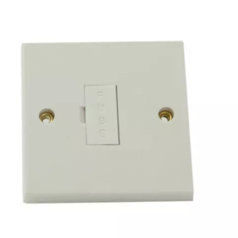 SMJ WFUSCC 13Amp Fused Unswitched Spur - White - Premium Spurs and Connectors from SMJ - Just $3.5! Shop now at W Hurst & Son (IW) Ltd